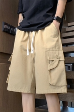 港风1977至袖工装短裤男大口袋设计五分裤DK77029P45控68，男装牛仔裤，星座227-7