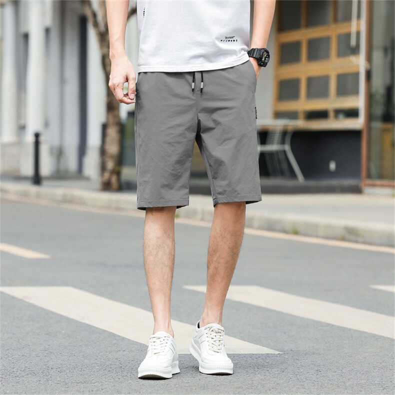 西装短裤男宽松直筒5分裤子外穿韩版潮流西裤夏季百搭休闲五分裤,男装西裤,星座505-2（原电商A260-1)