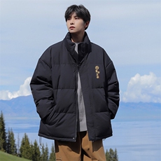 现货抖音得物可供视频冬季三防加厚羽绒棉衣外套面包棉服81153，男装棉衣，电商A486
