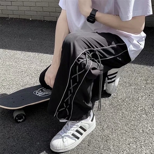 男春秋季休闲长裤穿绳裤K0221P33图片