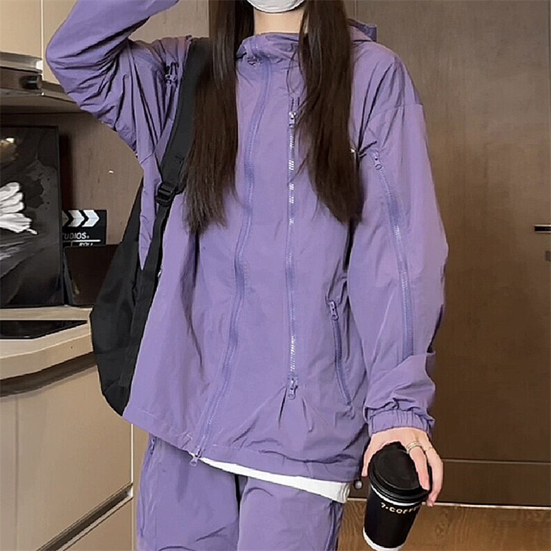 UPF50+ 防晒衣男女户外防水夏季情侣款防晒服FS2022图片