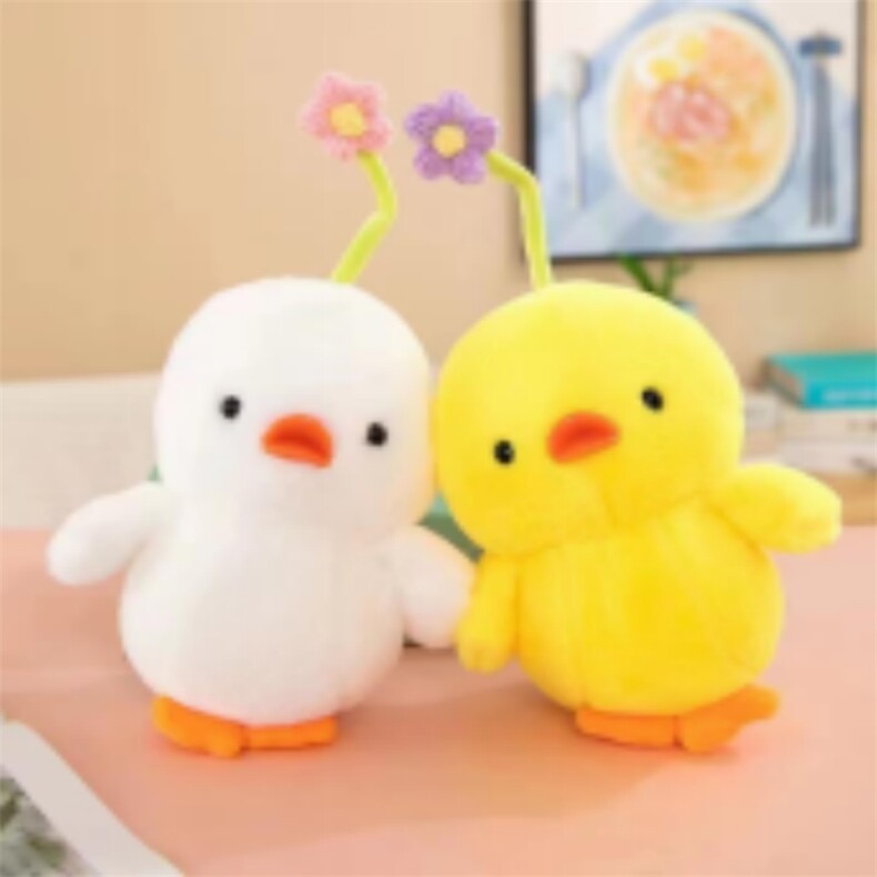 花朵小鸡，娟滢毛绒玩具