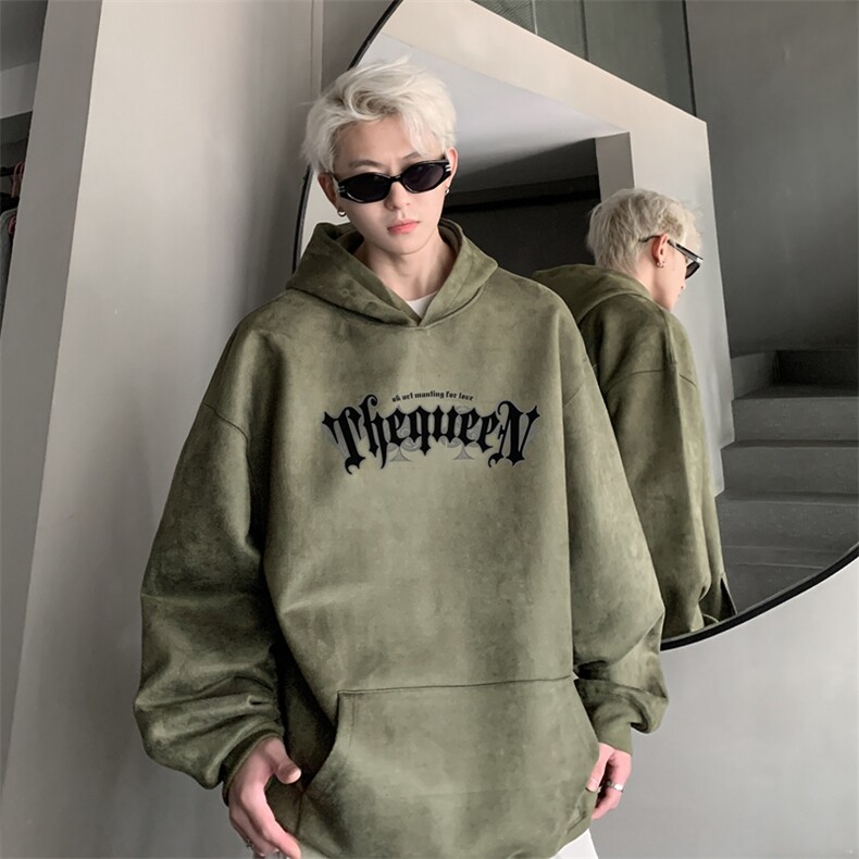 420克麂皮绒潮牌重磅连帽卫衣力推大码男XZ517A-2-JP9903-P55,男装卫衣,星座517A-2