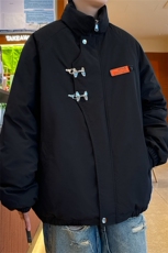 MY102J/P85冬季新款飞机扣棉衣男新中式加棉加厚棉袄外套新款棉服，男装棉衣，电商基地A050