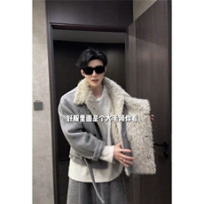 现货美式座山雕毛领加绒加厚翻领棉服夹克男M286/P135，男装夹克，星座205-3