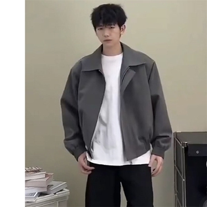 Y002网图男女垫肩宽松高质量夹克外套行政夹克衫美式飞行cleanfit图片