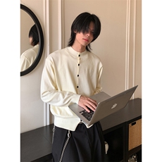 简约高级感韩系氛围感针织开衫男女同款M856-P75，男装针织衫/毛衣，星座918-1