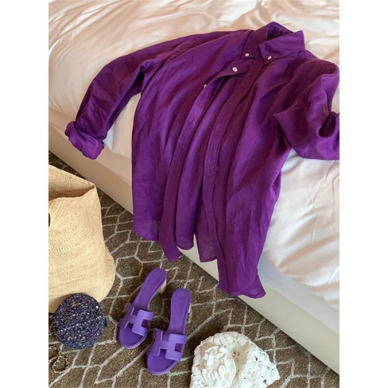 BB7399-P552025春秋新款喜爱在轻奢高端休闲棉麻长袖衬衫，男装衬衫，电商B323A