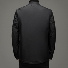 冬季男士商务休闲羽绒服加厚保暖外套中年男装宽松免烫YY922-P275，男装羽绒服，星座1105-3