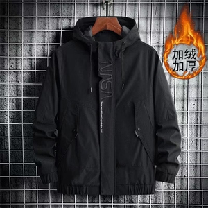 秋冬季潮流上衣青年潮牌工装加绒冲锋衣图片