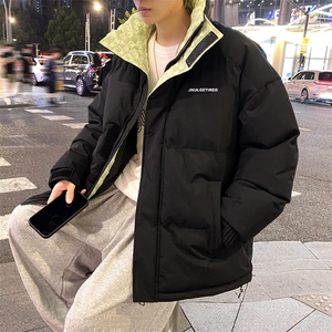 抖音得物品质深度库存三防面料假两件格子棉衣外套棉服66630特P85图片