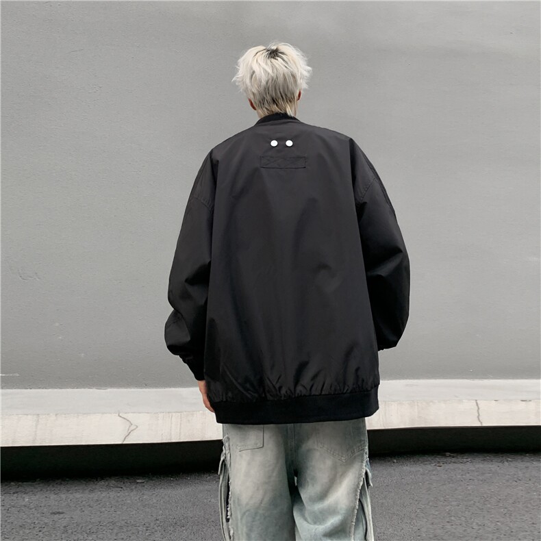 B225-W8659-P72-X99-纯色美式高街夹克-聚酯纤维--现货,男装夹克,电商B225