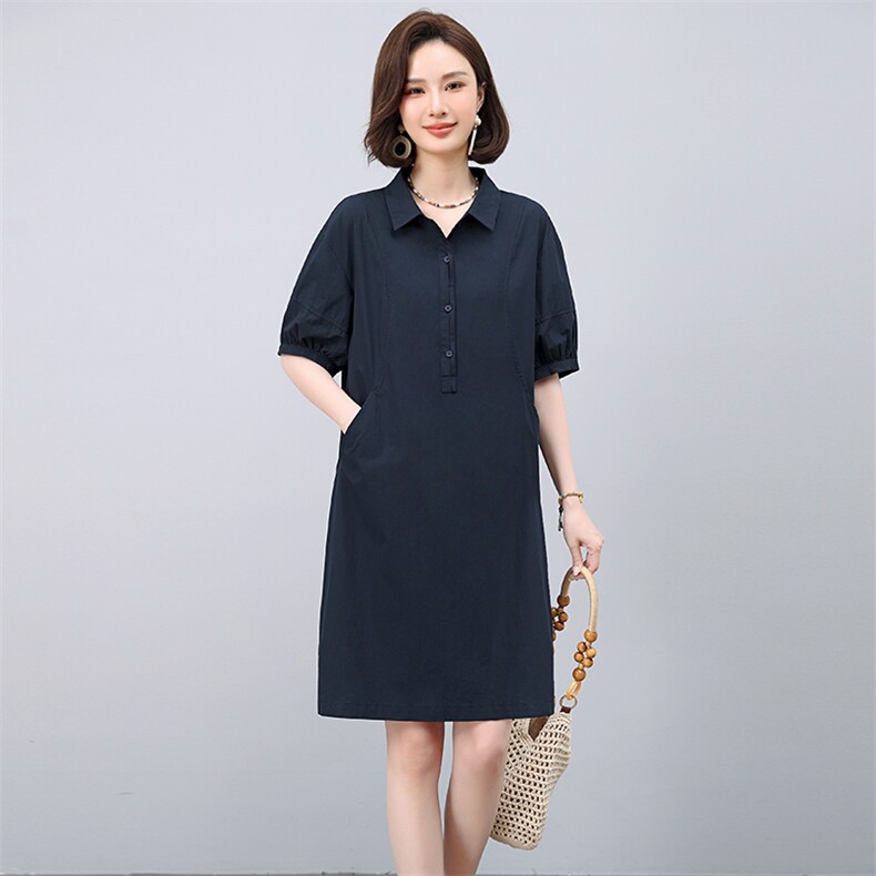 2025年夏季短袖连衣裙，女装连衣裙，小林双子