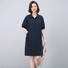 2025年夏季短袖连衣裙，女装连衣裙，小林双子