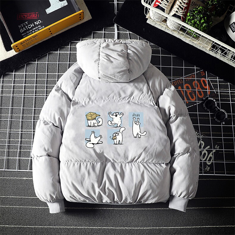 MY16097-P100加厚加绒连帽衣男大码服男面包服男,男装棉衣,电商A040A