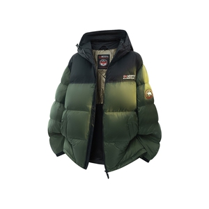 连帽羽绒服男冬款90白鸭绒羽绒服保暖外套休闲棉衣平铺1227-p310图片