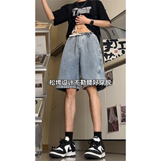 夏季新款水洗牛仔短裤A450特P40控58，男装牛仔裤，电商A309