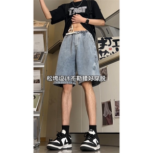 夏季新款水洗牛仔短裤 A450特P40控58图片