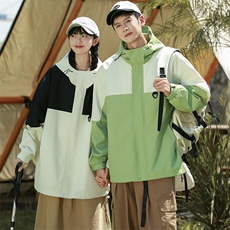 Cityboy情侣时尚连帽冲锋衣外套夹克团体班服，男装夹克，星座301D-5(原星座1415）