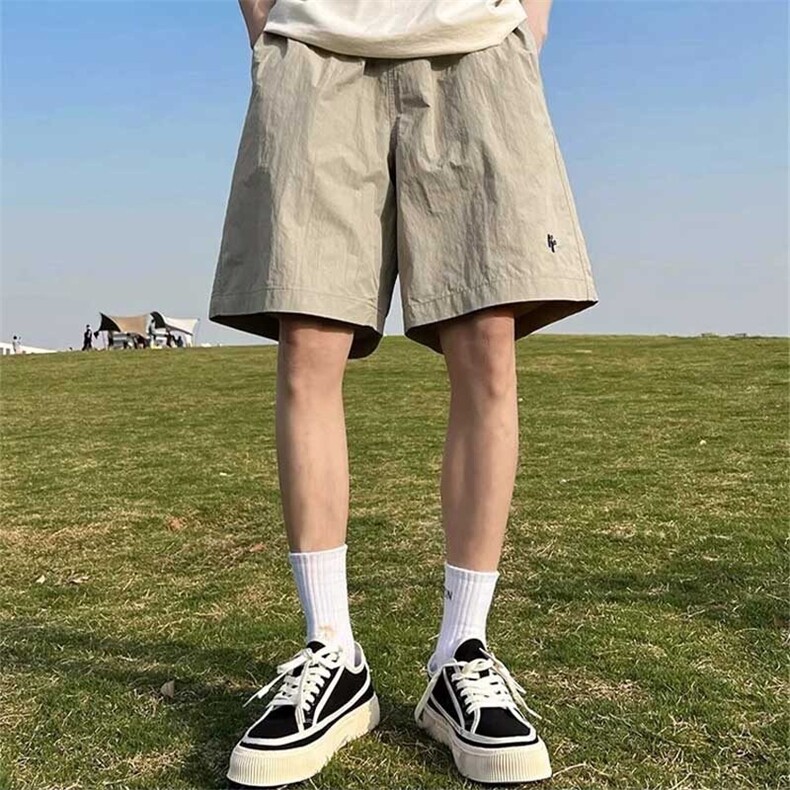W02-P20冰丝速干短裤男夏季薄款2025新款潮牌裤子跑步运动五分裤,男装牛仔裤,星座617A-1（原B318A）