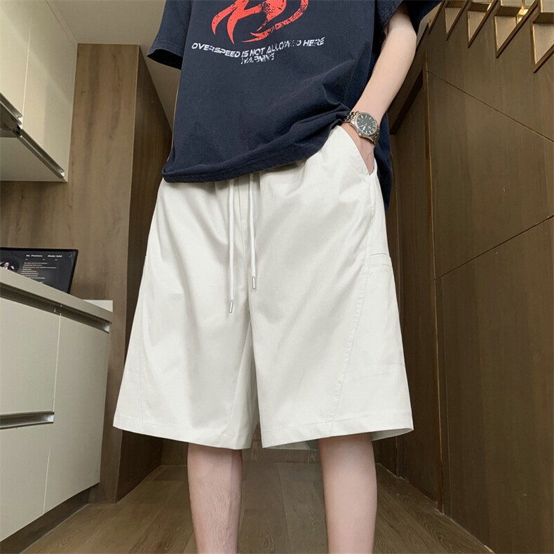 夏季工装短裤宽松直筒潮流痞帅休闲中裤五分裤504-K729-特P33控58,男装牛仔裤,星座504