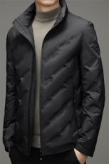 2023冬装立领宽松纯色羽绒服男士保暖羽绒外套SNNYR88R2108-P215，男装羽绒服，电商B212（原钱塘6029）