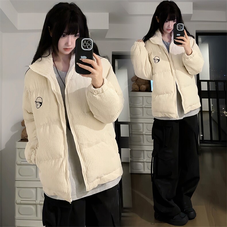 2026年秋冬季新款港风潮牌宽松百搭立领保暖棉服面包服 ZM468-P95图片