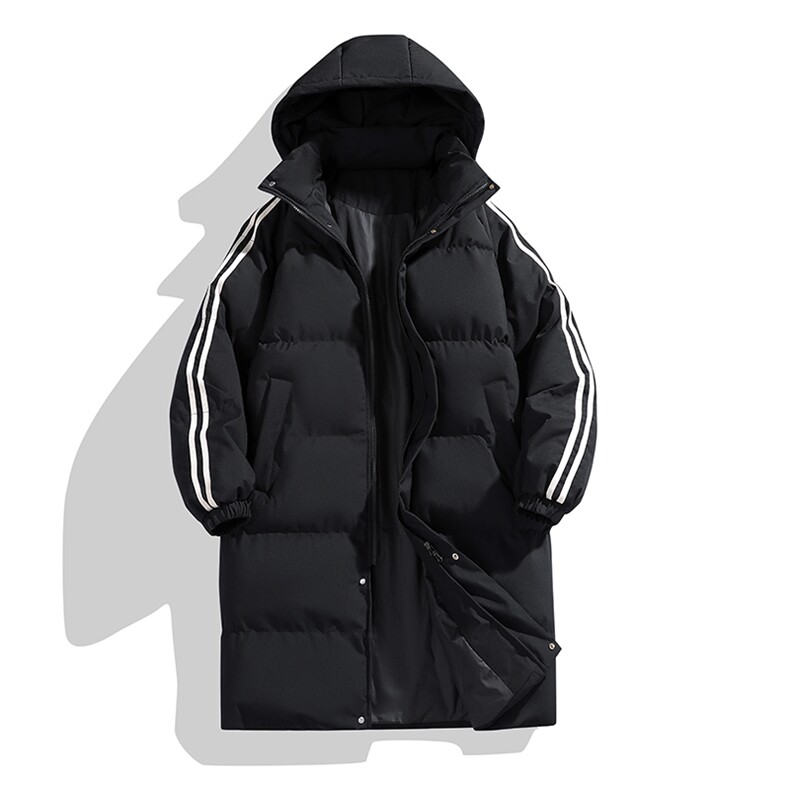 秋冬季高品质条纹长款防寒户外棉服棉衣外套Tide棉袄HZ8818-P108,男装棉衣,星座610B-1