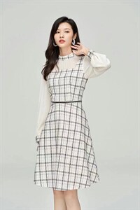 秋冬新款范儿连衣裙,女装连衣裙,牛牛原创