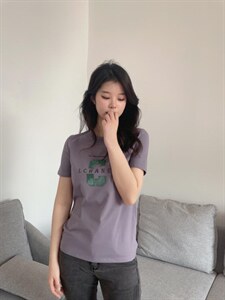 新款时尚韩版休闲运动宽松百搭短袖T恤图片
