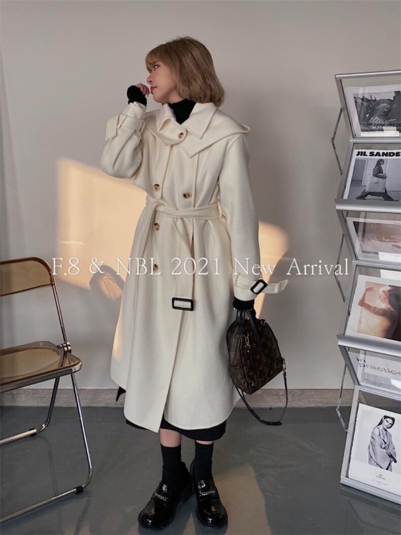 新款帽子款羊绒大衣，其它，慕容神话