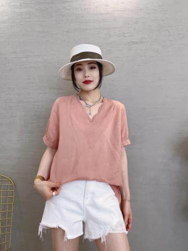 丝麻小衫，女装，依伊贝诺