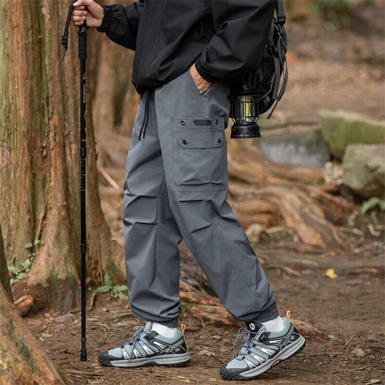 现货美式工装裤冲锋裤男户外机能风登山运动裤休闲裤AK0256-P50，男装休闲裤，星座308B-2