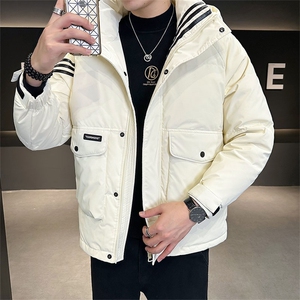 新标 店主风高级感白鸭绒羽绒服加厚保暖外套男YR8091-P220图片