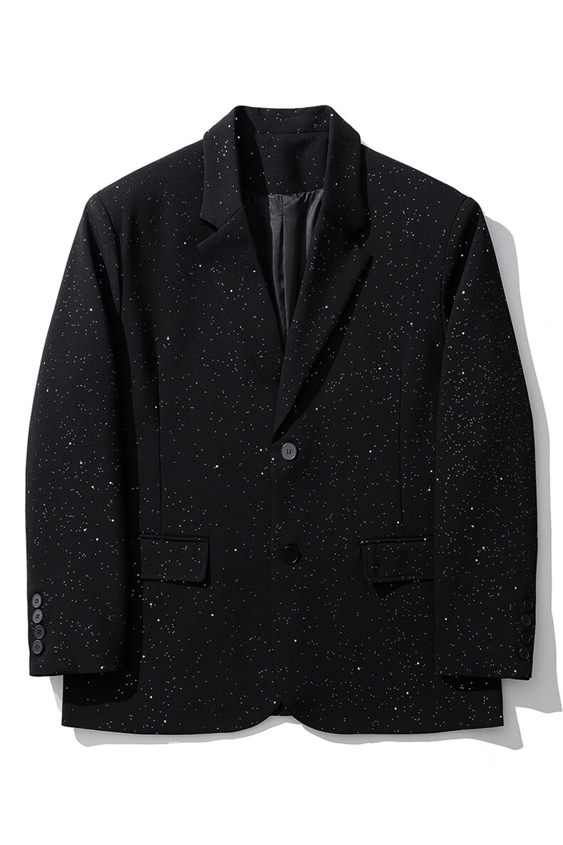 白底成分96%聚酯纤维4%氨纶满天星西服男西装男XF77871P85控138,男装西服,星座226-2