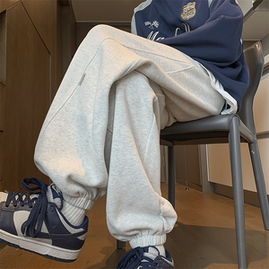 秋季新款拼接束脚卫裤大码M~5XL XZ604-KP94-P50控68图片