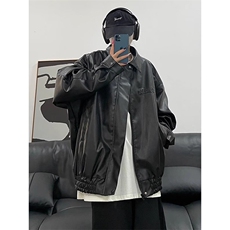 美式复古重磅高级感机车皮衣夹克外套男女潮牌飞行服网图，男装夹克，星座410-6（原星座1304-1）