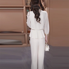 甜甜女装大码中年妈妈优雅气质套装2026春季新款时尚洋气两件套，女装套装/套裙，超越