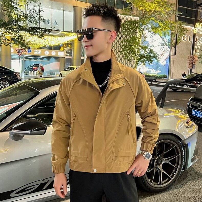 工装外套男新款潮流短款夹克衣服男士春秋款上衣,男装夹克,星座1013