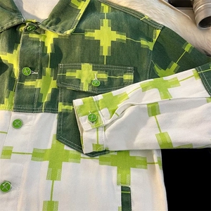 牛仔外套男时尚高街休闲夹克青年港风帅气休闲上衣服J2197P70图片