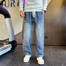 B340NZK5607P78108小伙风店主风新款潮流牛仔裤，男装牛仔裤，电商B340