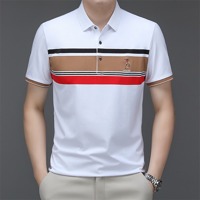 男装polo衫男士短袖时尚百搭商务翻领夏季休闲T恤HMQ329-P63,男装Polo衫,星座1105-3