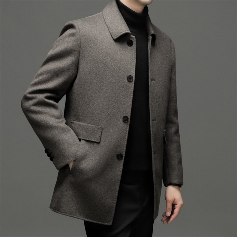 BW8928钱塘2020-2中年男士冬季厚款商务休闲简约夹克外套P320,男装夹克,钱塘207-2