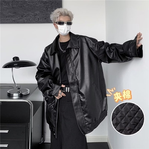 美式秋冬季新款凯美拉皮夹棉外套 M8025 P80图片