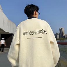 高质量！秋冬季半高领毛衣男士加绒加厚线衣男针织衫男MY187-P45，男装针织衫/毛衣，电商B367
