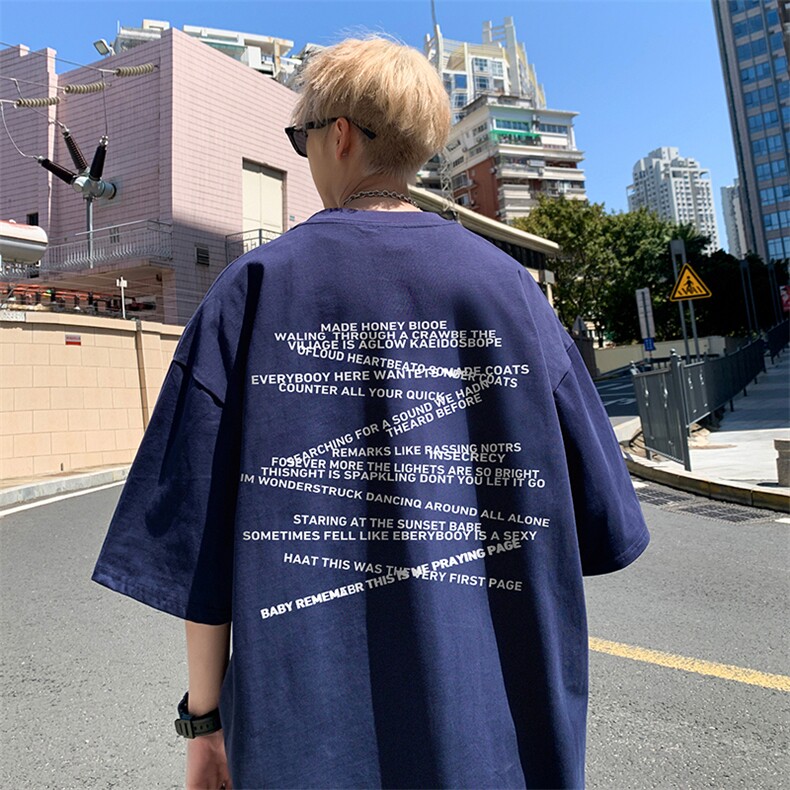 量大优供视频220克美式短袖t恤T3163得物直播有280克品质,男装T恤,电商A486