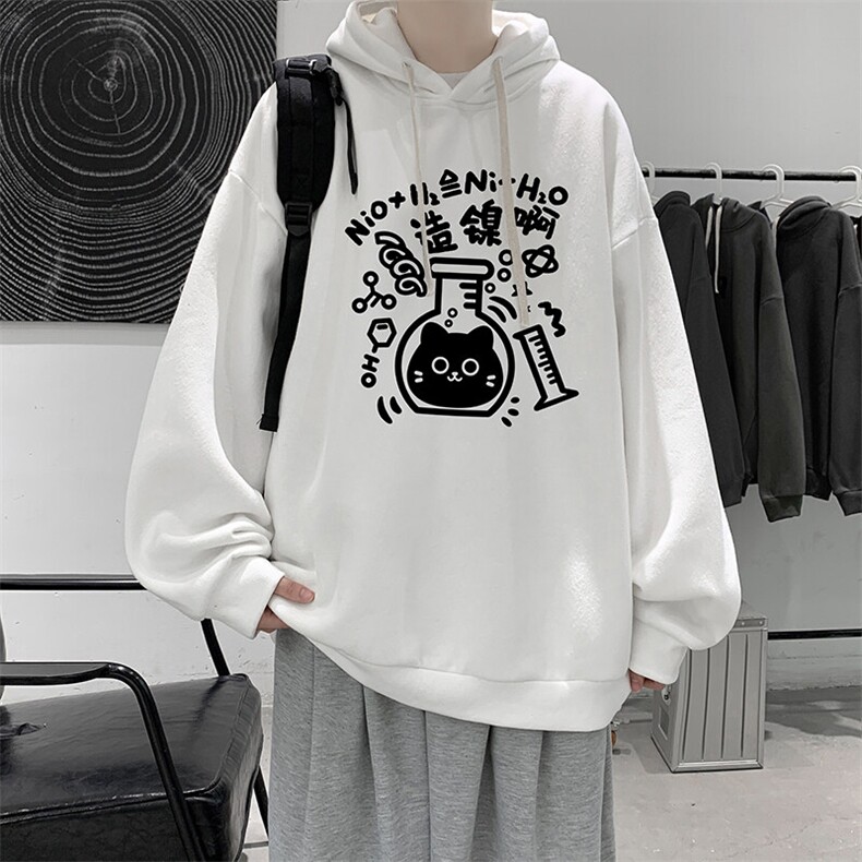 连帽卫衣男大码胖子帽衫大号运动服WY2421-P35图片