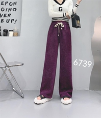 精品雪尼尔加绒阔腿裤，其它，帝瀛 DY