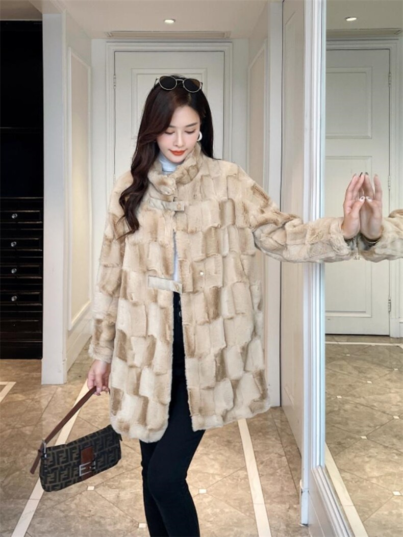 【冬季新款】貂绒贵妃貂皮毛一体，其它，笑思源