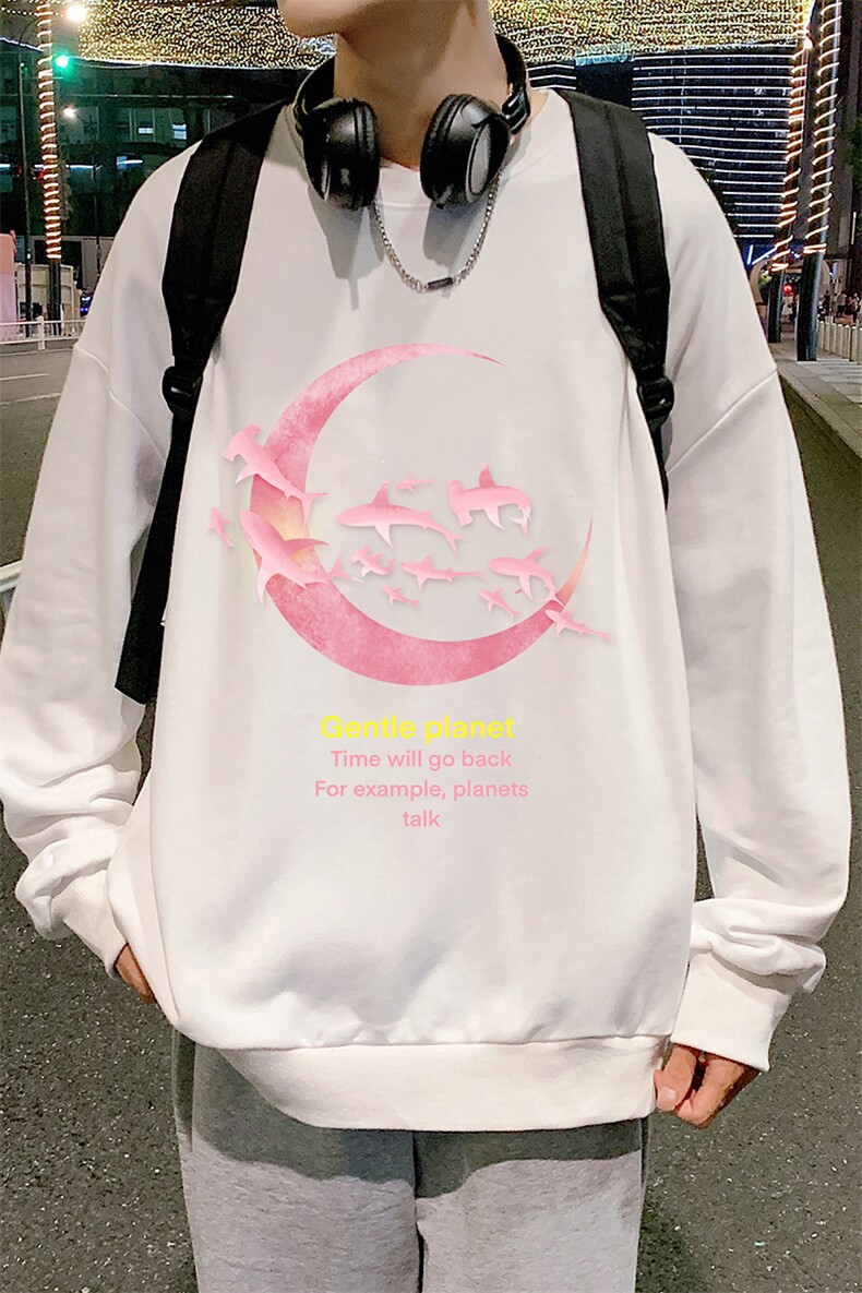 S6209-P28加绒款-P33秋季圆领卫衣男大码韩版宽松长袖外套,男装卫衣,电商A040